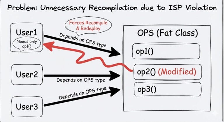 [소프트웨어 아키텍처] 인터페이스 분리 원칙(ISP)에 대해서 알아보자.