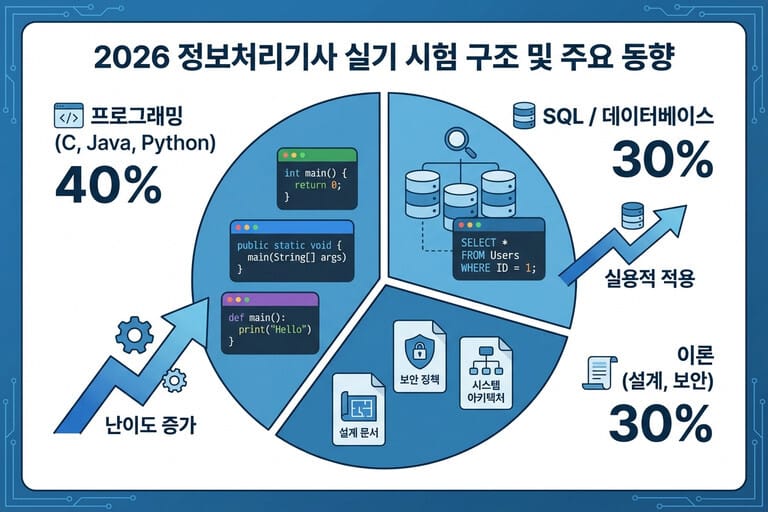 2026년 정보처리기사 실기 합격 포인트 총정리: 변화하는 트렌드와 핵심 전략