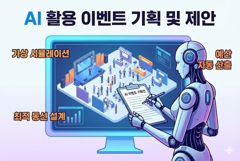 기획안 첫 장의 공포는 그만! AI로 5분 만에 완벽한 행사 제안서 목차 뼈대 잡기