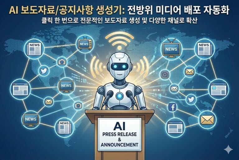 보도자료·공지사항 5분 완성: 키워드 기반 AI 초안 작성 자동화 가이드