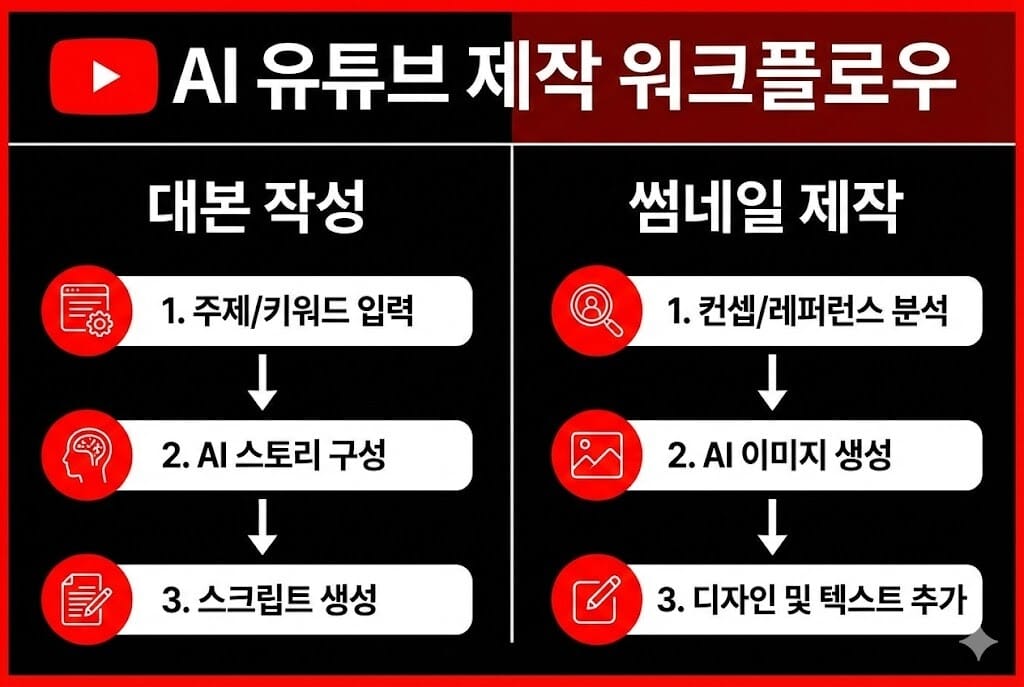 유튜브 크리에이터의 고민 해결: 아이디어만 있으면 대본부터 썸네일까지 AI가 자동 생성! 이미지 2