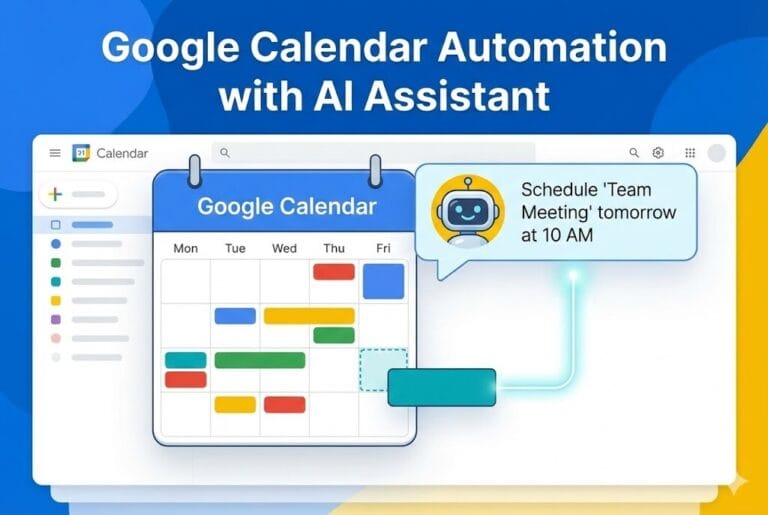 손 하나 까딱 않고 일정 잡기: 구글 캘린더와 AI 비서 연동 자동화 가이드