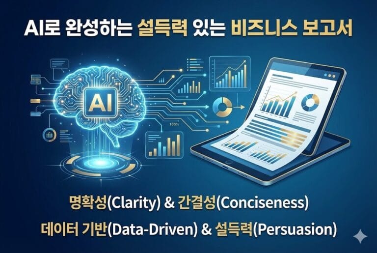 보고의 품격: AI를 활용해 상사를 설득하는 ‘전략적 문체’ 자동화 가이드