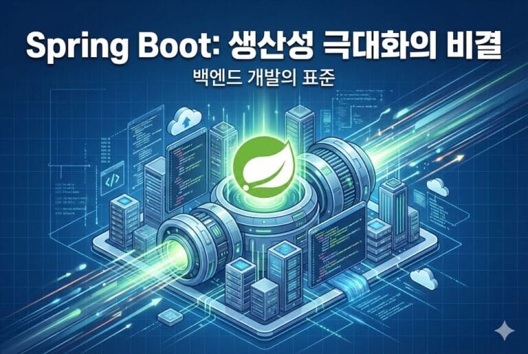 Spring Boot로 개발하면 좋은 이유 5가지: 생산성을 극대화하는 비결