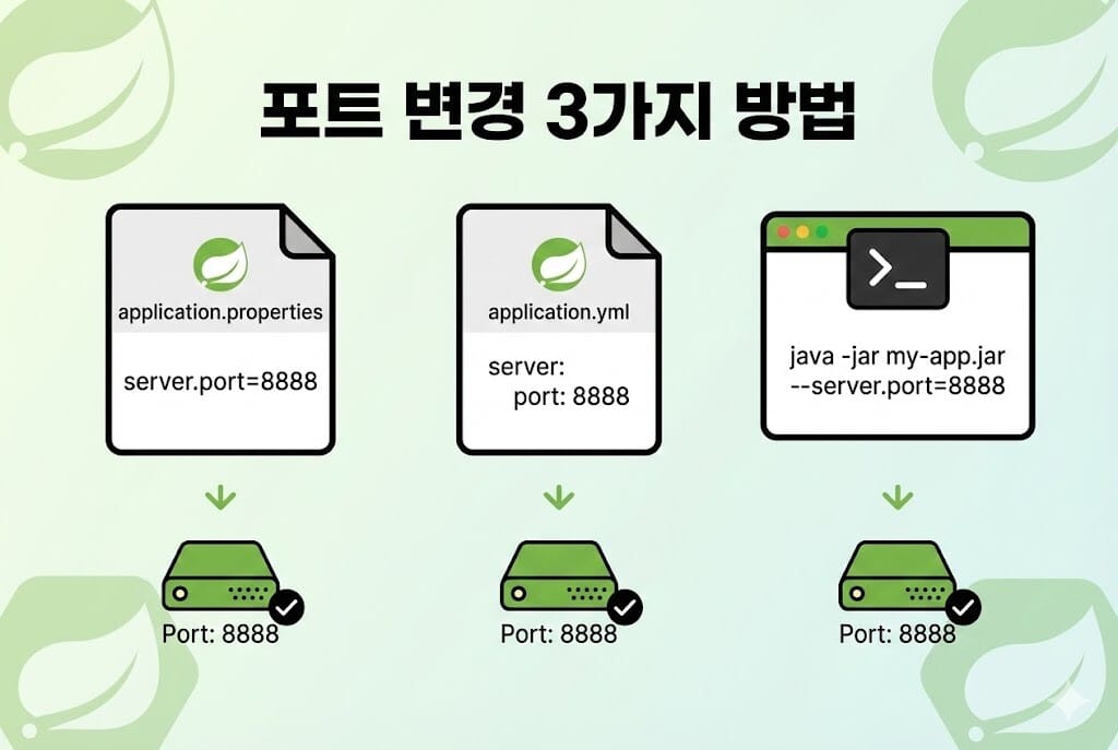 Spring Boot 포트 번호 변경 & 충돌 해결 가이드 (8080 포트가 사용 중일 때) 이미지 2