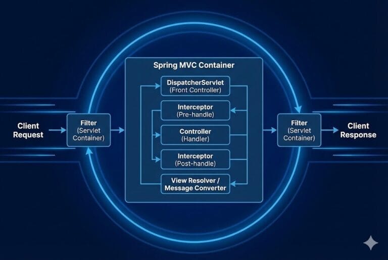 Spring Boot 요청(Request)과 응답(Response) 처리 흐름 완벽 분석