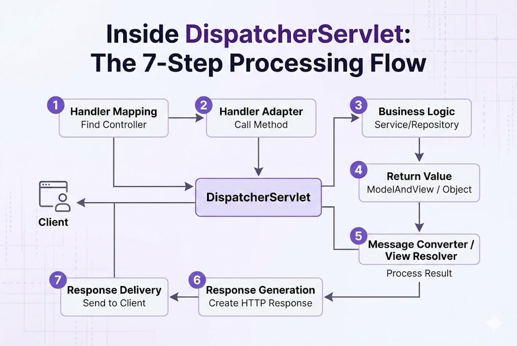 Spring Boot 요청(Request)과 응답(Response) 처리 흐름 완벽 분석 이미지 2