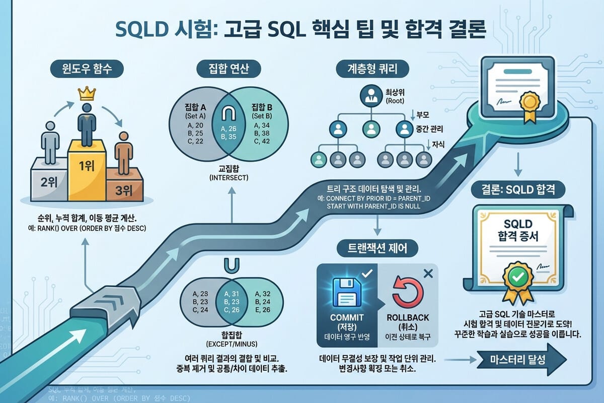 SQLD 기출문제 분석: 자주 출제되는 SQL 유형 TOP 10
