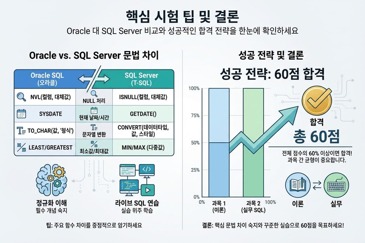 SQLD 독학 합격 전략: 비전공자 기준 공부 순서와 기간 정리