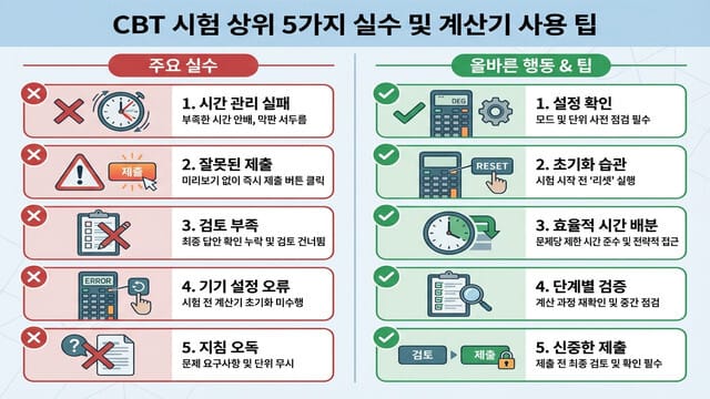 2026년 산업안전기사 CBT 시험, 합격을 부르는 화면 조작법과 실수 완벽 차단 가이드 - 이미지 2