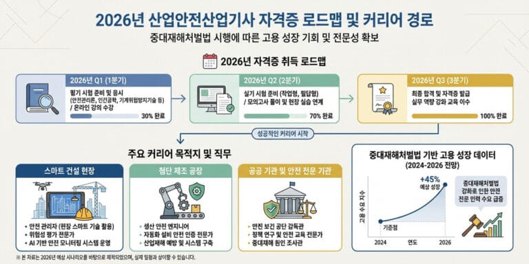 [2026년 대비] 산업안전산업기사 자격증 완벽 가이드: 쓸모와 취업 전망부터 시험 일정까지