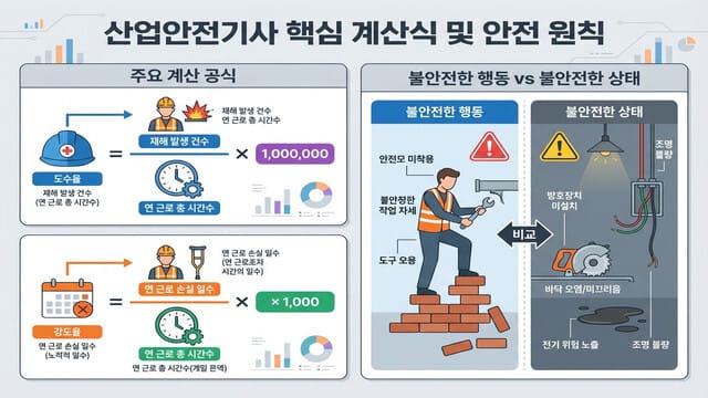 2026년 산업안전기사 실기 합격 전략: 필답형/작업형 출제 유형 및 필수 암기 문제 완벽 분석 - 이미지 2