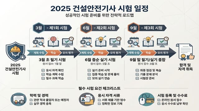 [PDF 공유] 건설안전기사 필기 핵심 요약집 및 빈출 개념 정리: 합격을 위한 데이터 기반 가이드