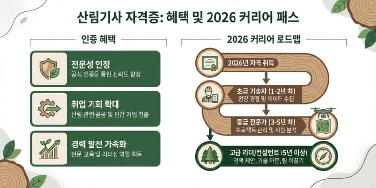 산림기능사 자격증 따면 뭐가 달라질까? 2026 활용도 분석