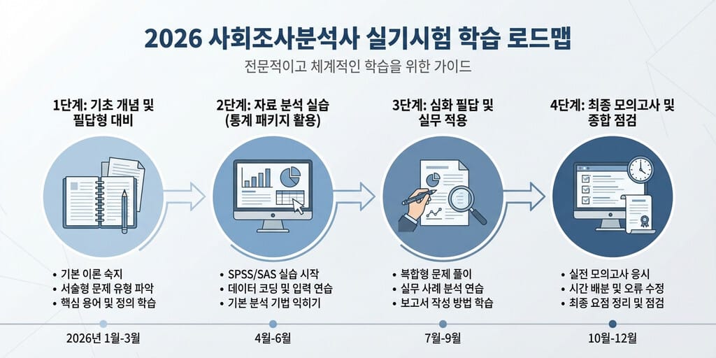 2026 사회조사분석사 2급 실기 준비 방법 + 통계 분석 핵심 정리 - 이미지 1