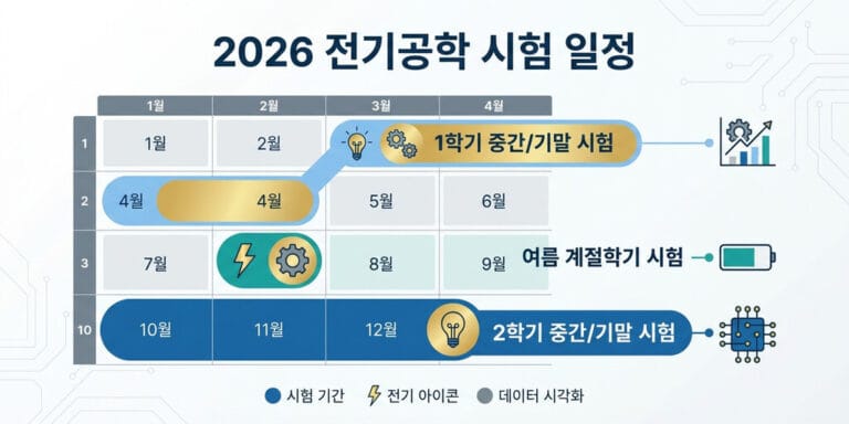 2026년 전기기사 시험일정 총정리｜필기·실기 원서접수 한눈에 보기