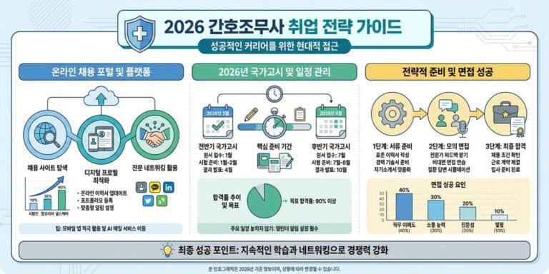 2026년 간호조무사 취업 및 구인구직 팁｜카페와 협회 자료 활용 전략