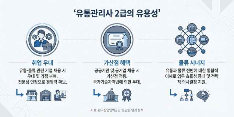 유통관리사 2급 쓸모 있나요? 취업·가산점·활용처 총정리