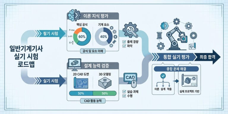 일반기계기사 실기 준비 방법｜작업형·필답형 합격 전략