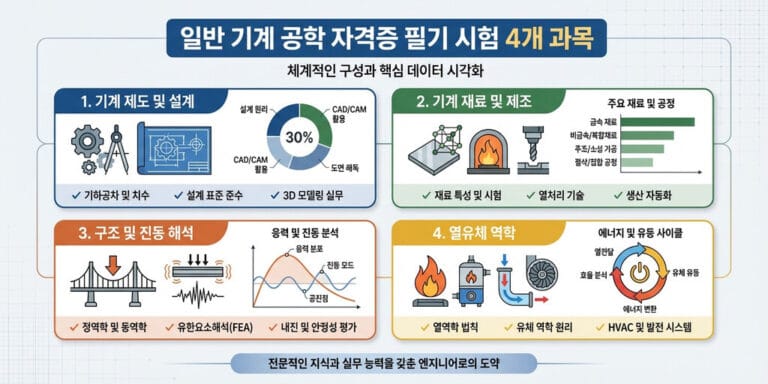 일반기계기사 필기 과목 정리｜2026년 최신 출제기준 반영