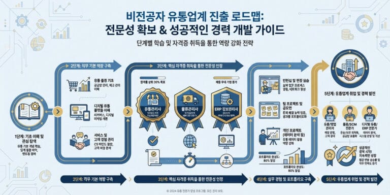 2026년 기준 비전공자 유통 업계 취업을 위한 자격증 추천 순위