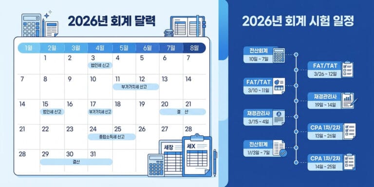 2026년 회계관리 2급 시험 일정 및 삼일회계법인 원서접수 방법