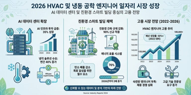 2026년 공조냉동기계기사 취업 시장 전망과 실무 활용 가이드