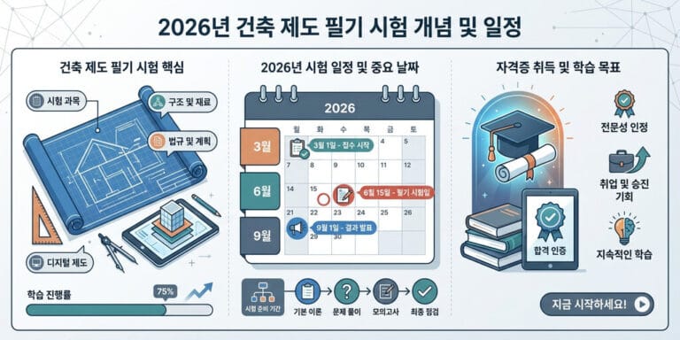 2026년 전산응용건축제도기능사 필기 기출문제 분석 및 요약