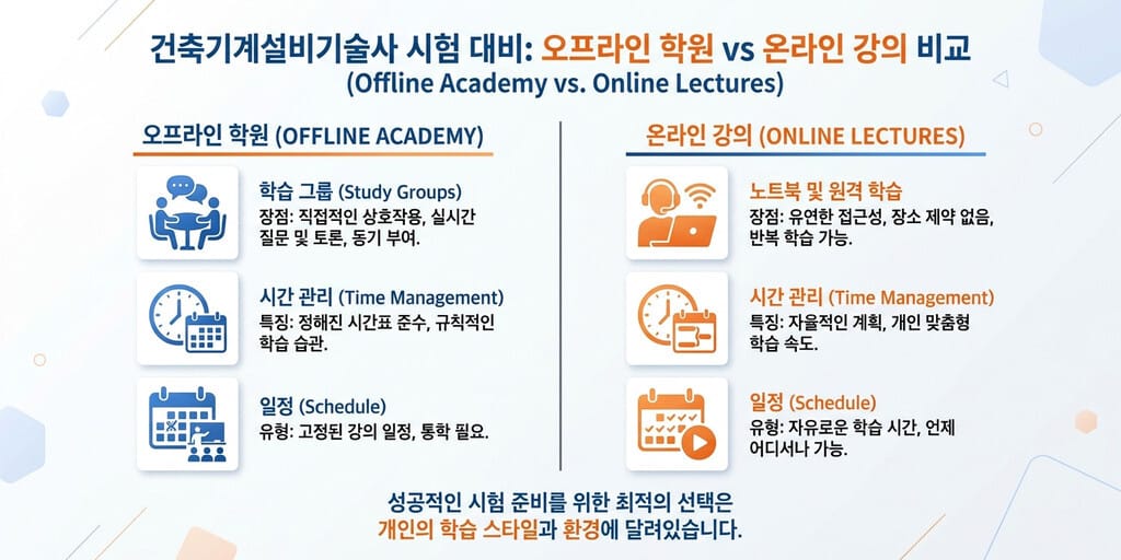 2026년 건축기계설비기술사 합격수기 분석: 학원 vs 인강 효율적인 공부법 - 이미지 1