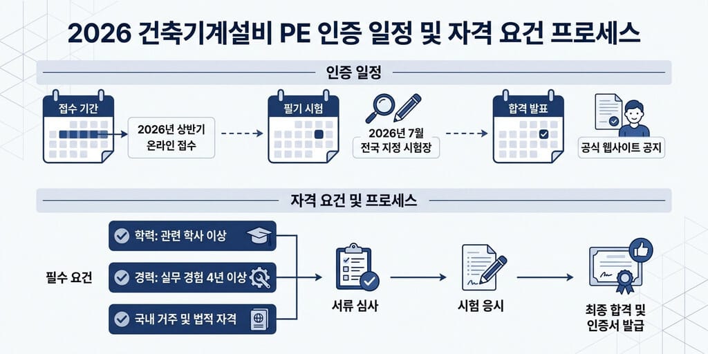 2026년 건축기계설비기술사 자격요건 확인 및 비전공자 도전 가이드 - 이미지 1