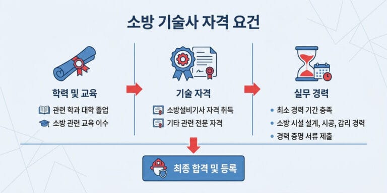 2026년 소방기술사 자격요건 및 경력 인정 범위 완벽 정리