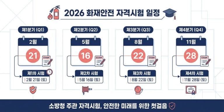2026년 소방안전관리자 3급 시험일정 및 최신 시험 정보 가이드