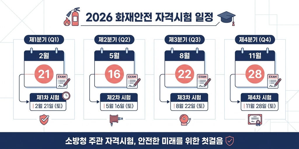 2026년 소방안전관리자 3급 시험일정 및 최신 시험 정보 가이드 - 이미지 1