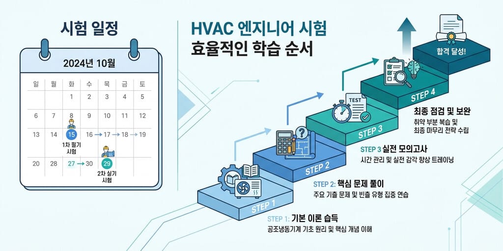 2026년 공조냉동기계기사 필기 난이도 체감과 과목별 효율적 학습 순서 - 이미지 1