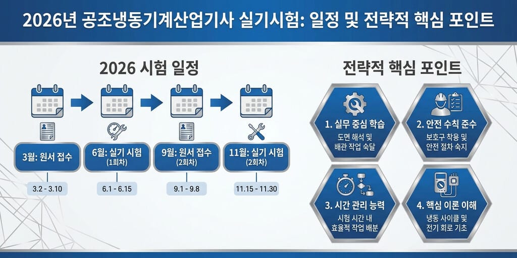 2026년 공조냉동기계산업기사 실기 합격률 높이는 작업형 시험 준비 전략 - 이미지 1
