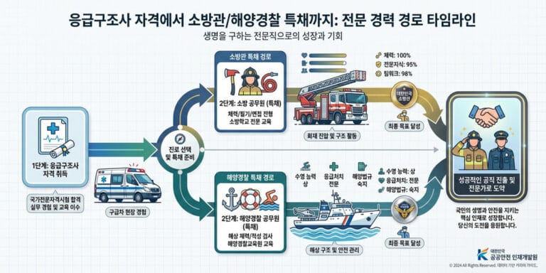 2026년 최신 응급구조사 자격증 취득 후 해양경찰 및 소방 특채 기회
