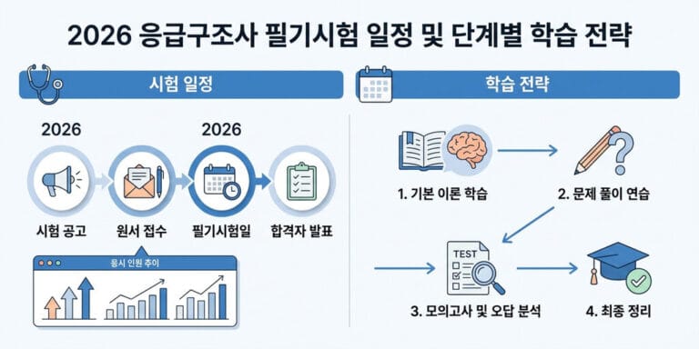 2026년 대비 응급구조사 필기 의학 총론 및 각론 핵심 요약 정리