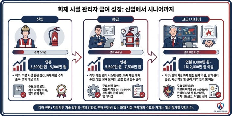 2026년 소방시설관리사 연봉 현황 및 채용 시장 구인 정보 분석