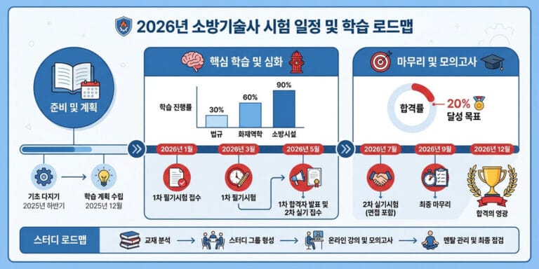 2026년 대비 소방기술사 학원 선택 기준 및 효과적인 기출 공부법
