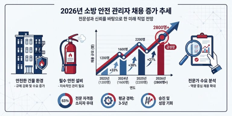 2026년 소방안전관리자 2급 취업 전망 및 현장 실무 활용 팁