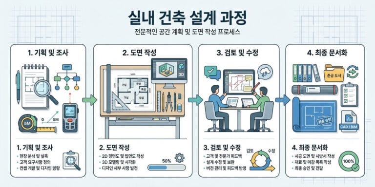 2026년 주목! 실내건축기사 실기 설계 도면 및 투시도 컬러링 전략