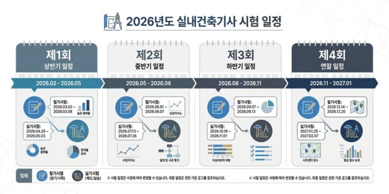 실내건축기능사 시험 일정 및 실기 제도 합격 가이드 (2026년 최신)