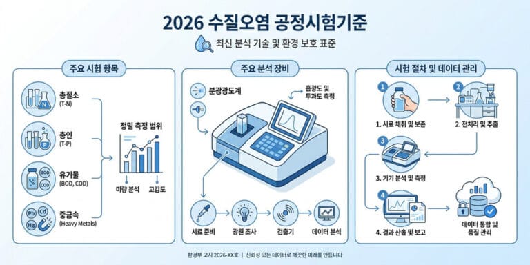 [2026] 실기 수질오염 공정시험기준 및 실험 대비 합격 팁