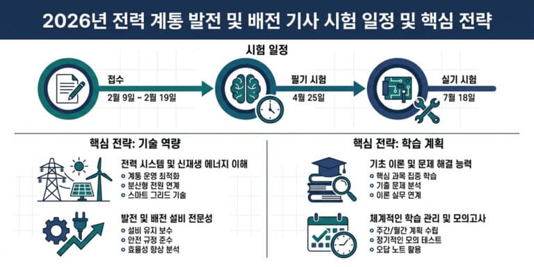2026년 제138회 발송배전기술사 대비: 최신 출제 경향 예측 및 막판 스퍼트 전략