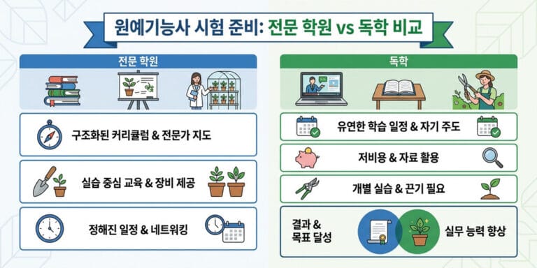 2026년 원예기능사 합격후기가 증명하는 효율적인 학원 및 독학 공부법