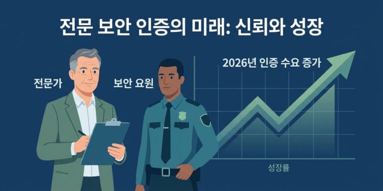 2026년 기준 중장년 유망 자격증 경비지도사 현실적인 업무 강도 후기