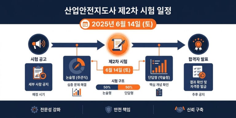 산업안전지도사 2차 기출문제 해설｜고득점 답안 작성법