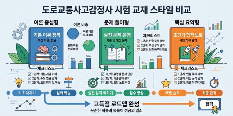 [2026년 추천] 도로교통사고감정사 한권으로 끝내기 교재 비교 및 추천 독학 기본서