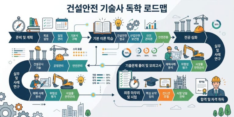 2026년 기준 건설안전산업기사 독학 합격 수기: 필기 기출문제부터 실기 작업형까지
