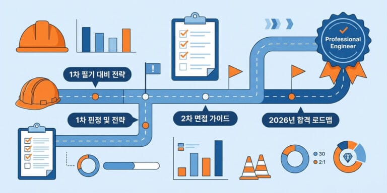 건설안전기술사 면접 가이드 및 1차 필기 시험과목 대비 전략 (2026년 기준)